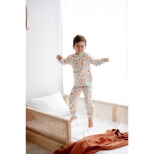 0.5 Tog - %100 Organik Pamuk Çocuk Pijama Takımı - Meyve Desenli