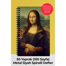 Anime Marketi Da Vinci 4'lü A5 Spiralli Okul Defter Seti 50 Yaprak 100 Sayfa - Çizgili