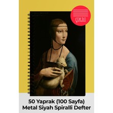 Anime Marketi Da Vinci 4'lü A5 Spiralli Okul Defter Seti 50 Yaprak 100 Sayfa - Çizgili