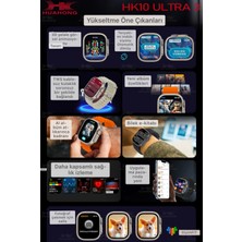 HK10 Ultra 3 Wf 2.02 Inç Uyumlu Amoled Ekran Akıllı Saat ( Wifi Modeli Yeni Nesil)