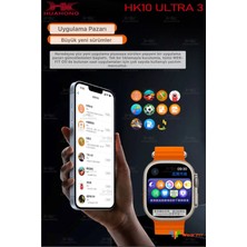 HK10 Ultra 3 Wf 2.02 Inç Uyumlu Amoled Ekran Akıllı Saat ( Wifi Modeli Yeni Nesil)