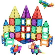 Toyfest Magnescape Magnetic Tiles Mıknatıslı 3D Yapı Oyuncağı Seti  - 108 Parça