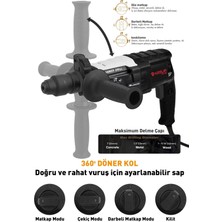 Assur Plus Pro Kırıcı Delici Darbeli Hıltı Matkap 2-28MM