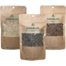 Diyet Seti 500 gr Chia Tohumu, 500 Gram Kinoa, 500 Gram Keten Tohumu