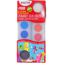 Fatih Boyama Seti Jumbo Boy Sulu Boya ve 6 Renk Parmak Boyası 25 ml