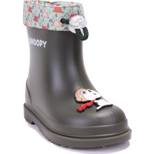 Igor W10277 Bimbi Snoopy Haki Ortopedik Erkek Çocuk Yağmur Çizme