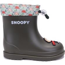 Igor W10277 Bimbi Snoopy Haki Ortopedik Erkek Çocuk Yağmur Çizme