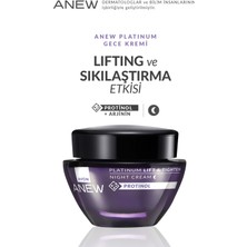 Avon Anew Platinum Lift & Tighten Gece Kremi 50 ml. Ikili Set