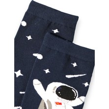 Hanse Socks  Astronot Desenli Çorap  Rahat Ve Nefes Alabilen