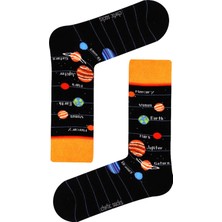 Hanse Socks  Gezegen Desenli Çorap  Rahat Ve Nefes Alabilen