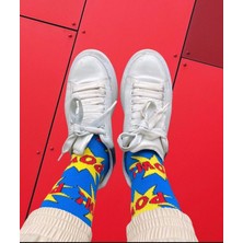 Hanse Socks "pow" Desenli  Çorap - Eğlenceli ve Canlı Tasarım