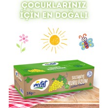 Mytat Doğal 10 No Sultaniye Kuru Üzüm 5 kg
