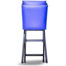 Venna Home Mini Katlana Bilir Galvaniz Paslanmaz Sandalye Dayanıklı Bahçe ,piknik, Balkon, V.b Mrd202300001
