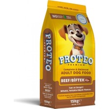 Proteo Biftekli Yetişkin Köpek Maması 15 kg - Petshopundan