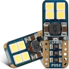 Space Led Ampul T10 8 SMD Canbus'lı Beyaz 2'li Set 12V / LAAM628