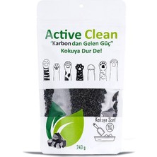 Active Clean Organik Kedi Kumu Koku Giderici 240 gr - 8683860710801 - Petshopundan