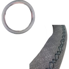 Space Direksiyon Kılıfı 38 cm Çelik Gri / DIKI360-G