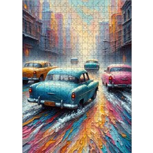 Karizma Tablo Ahşap Mdf Puzzle Yapboz Renkli Yağmur 500 Parça 50*70 cm