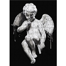 Ekart Ahşap Mdf Puzzle Yapboz Melek Heykel 120 Parça 25*35 cm