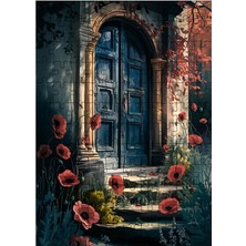 Ekart Ahşap Mdf Puzzle Yapboz Eski Kapı 120 Parça 25*35 cm