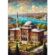 Tablomega Ahşap Mdf Puzzle Yapboz Saraybahçe Manzarası 120 Parça 25*35 cm