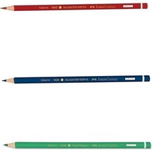 Faber-Castell Kopya Kalemi 3'lü Set - Kırmızı Mavi Yeşil Renk Seçenekleri ile Pratik Kullanım