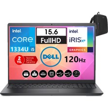 Dell Vostro 3530 Intel Core I5-1334U 16GB 256GB SSD Fhd 15.6" 120HZ FreFreedso Taşınabilir Bilgisayar WN1611PVNB352006+ZETTAÇANTA
