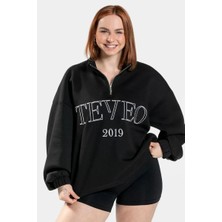 Kadın Oversize Sweatshirt 3 Iplik
