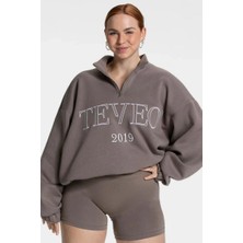 Kadın Oversize Sweatshirt 3 Iplik