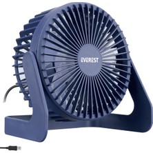 Everest EFN-505 Masaüstü Lacivert Usb Fan