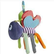 Love Love Rengarenk Sevimli , Yumuşacık Arı Peluş, Çıngıraklı