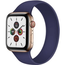 Ekılıf - Apple Watch 40MM - Kordon Solo Loop Small Kordon Krd-31 - Mürdüm