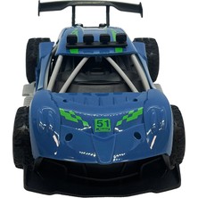 Gokidy Süspansiyonlu Işıklı Uzaktan Kumandalı Yarış Arabası Rc Racer 1:18 Ölçek