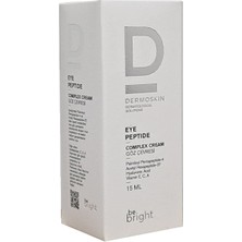 Dermoskin Be Bright Göz Çevresi Peptit Kompleks Krem 15 ml