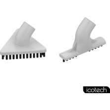 Icotech SC90 Pro Buharlı Temizleyici 2li Ara ve Üçgen Fırça