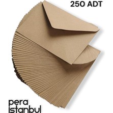 Pera İstanbul 250 Adet Mektup Zarfı 13x18cm 100gr. Kraft