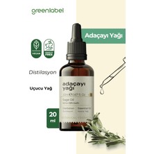 Green Label Adaçayı Yağı (ACI ELMA YAĞI) %100 Doğal Ve Saf 20ml