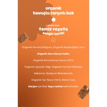 Organik Glutensiz Vegan Havuçlu ve Tarçınlı Kek Atıştırmalık Paketi - 6 Adet