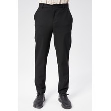 Braccas Erkek Chino Arka Cep Fleto Klasik Pantolon Siyah
