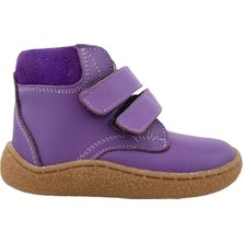 Nubebe Dionissos Ultra Soft Hakiki Deri Çocuk Botu Mor