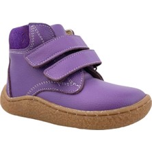 Nubebe Dionissos Ultra Soft Hakiki Deri Çocuk Botu Mor