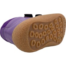 Nubebe Dionissos Ultra Soft Hakiki Deri Çocuk Botu Mor
