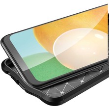 Mutcase - Samsung Galaxy M32 - Kılıf Auto Focus Karbon Niss Silikon Kapak - Kırmızı