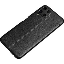 Mutcase - Samsung Galaxy M32 - Kılıf Auto Focus Karbon Niss Silikon Kapak - Kırmızı