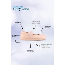 Hopfrög Smart Walker Mary Jane Havalı Pembe Barefoot Kız Babet Ayakkabı