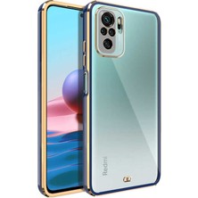 Mutcase - Xiaomi Redmi Note 10S - Kılıf Koruyucu Voit Clear Tatlı Sert Silikon Kapak - Yeşil