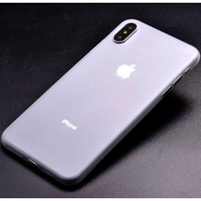 Mutcase - Apple iPhone Xs Max 6.5 - Kılıf 1.kalite Mat Ultra Ince Pp Kapak - Beyaz