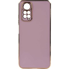 Mutcase - Xiaomi Redmi Note 12 4g - Kılıf Parlak Renkli Bark Silikon Kapak - Rose Gold