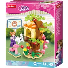 Sluban Girls Dream Kedi Evi 82 Parça