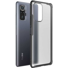 Mutaks Mutcase - Xiaomi Redmi Note 10 Pro - Kılıf Koruyucu Sert Volks Kapak - Siyah